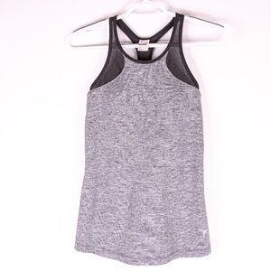 Old Navy Active Racer Back Athletic Tank T Shirt With Built-in Padded Shelf Bra.